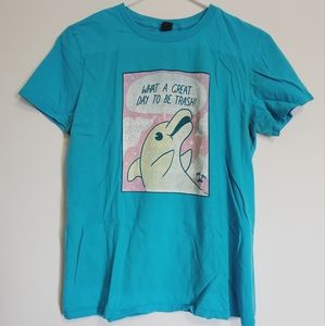 🎉3 for $12 | Threadless | Trash Dolphin T-shirt